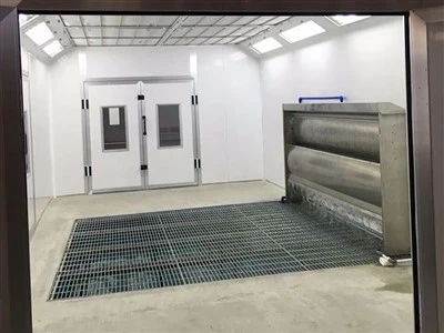 Industrijska barvna kabina za izdelavo kovin